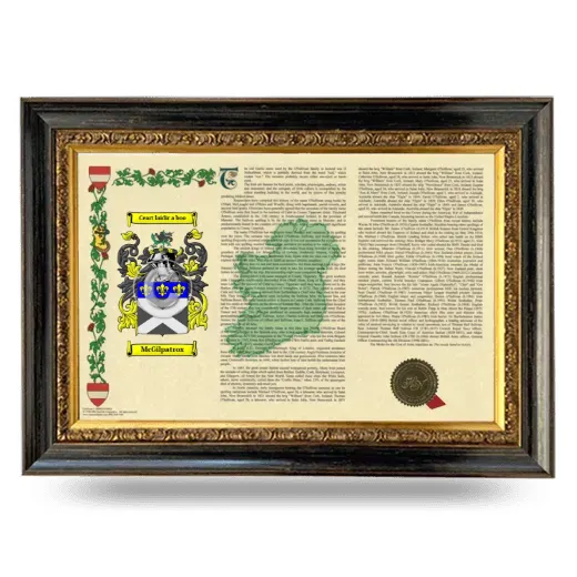 McGilpatrox Armorial Landscape Framed - Heirloom