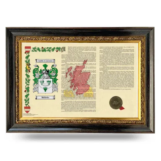 McIrvin Armorial Landscape Framed - Heirloom