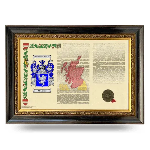 McLuckie Armorial Landscape Framed - Heirloom