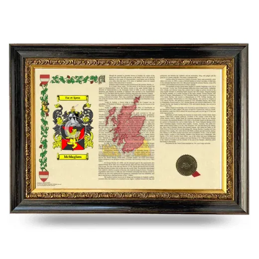 McMaghen Armorial Landscape Framed - Heirloom
