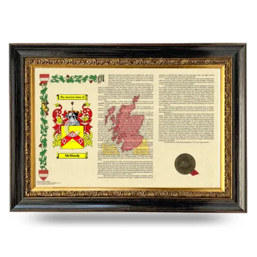 McMurdy Armorial Landscape Framed - Heirloom
