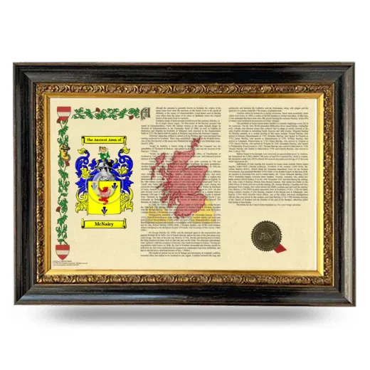 McNairy Armorial Landscape Framed - Heirloom