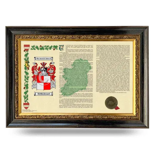 McRisdeeard Armorial Landscape Framed - Heirloom