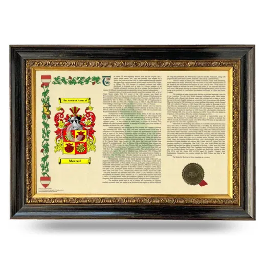 Mested Armorial Landscape Framed - Heirloom