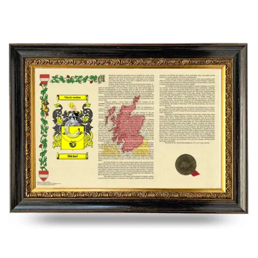Mickel Armorial Landscape Framed - Heirloom