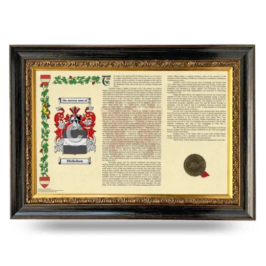 Mickelsen Armorial Landscape Framed - Heirloom
