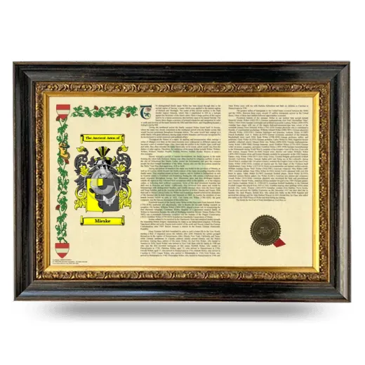 Mieske Armorial Landscape Framed - Heirloom