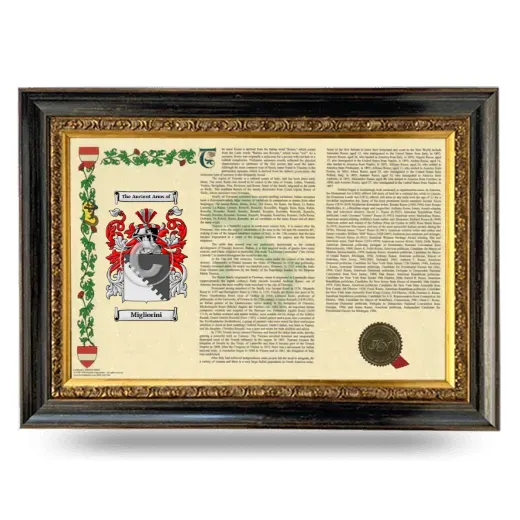 Migliorini Armorial Landscape Framed - Heirloom