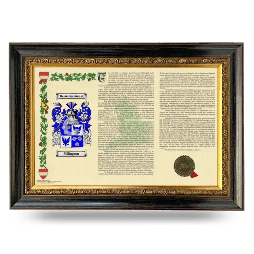 Milington Armorial Landscape Framed - Heirloom