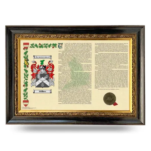Millben Armorial Landscape Framed - Heirloom