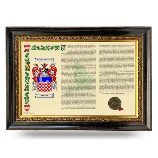 Mirthe Armorial Landscape Framed - Heirloom