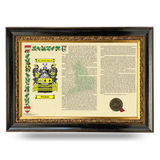 Mitchelo Armorial Landscape Framed - Heirloom