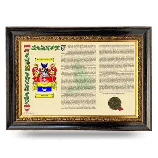 Mixson Armorial Landscape Framed - Heirloom