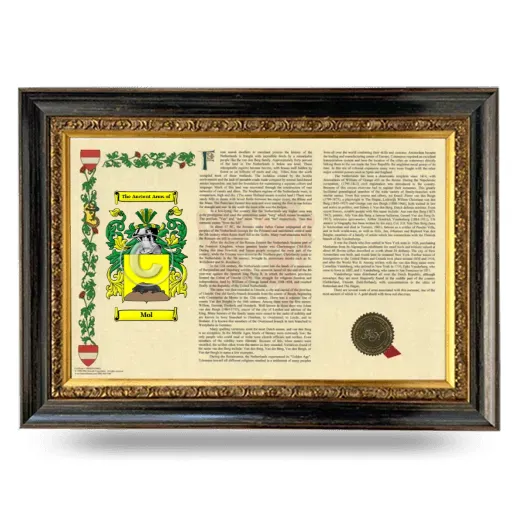 Mol Armorial Landscape Framed - Heirloom