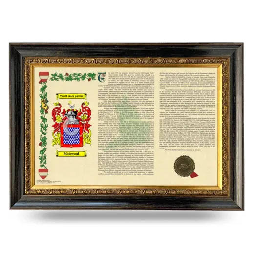Molsword Armorial Landscape Framed - Heirloom