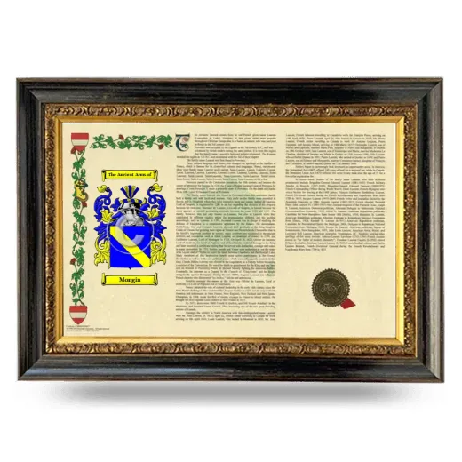 Mongin Armorial Landscape Framed - Heirloom