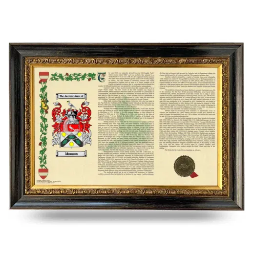 Monnox Armorial Landscape Framed - Heirloom
