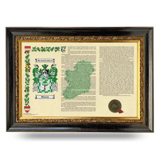 Mooney Armorial Landscape Framed - Heirloom
