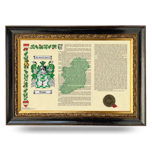Moonie Armorial Landscape Framed - Heirloom