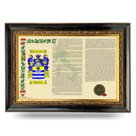 Morassutti Armorial Landscape Framed - Heirloom
