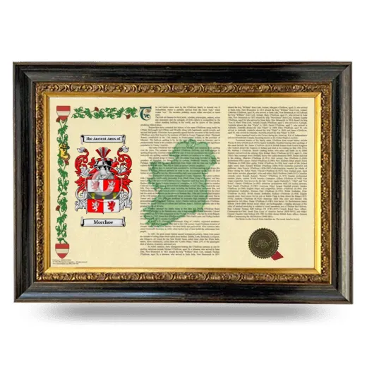 Morchoe Armorial Landscape Framed - Heirloom