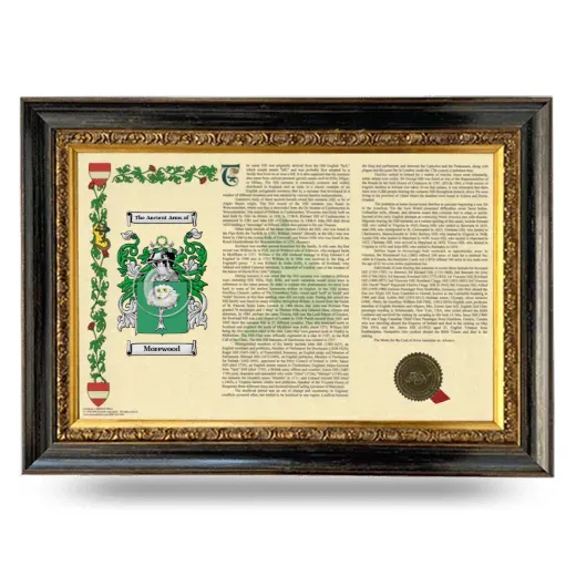 Morewood Armorial Landscape Framed - Heirloom