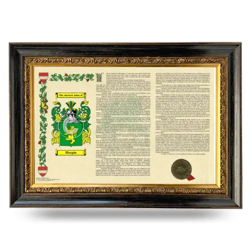 Morgin Armorial Landscape Framed - Heirloom