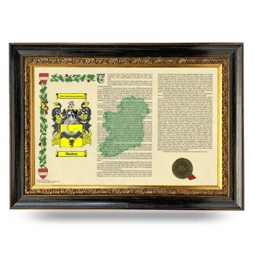 Morisey Armorial Landscape Framed - Heirloom