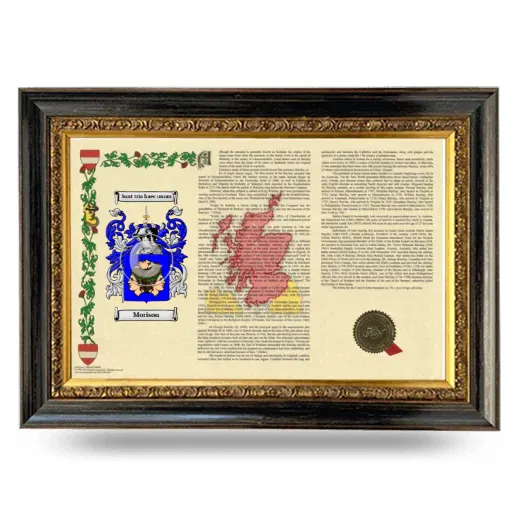 Morison Armorial Landscape Framed - Heirloom