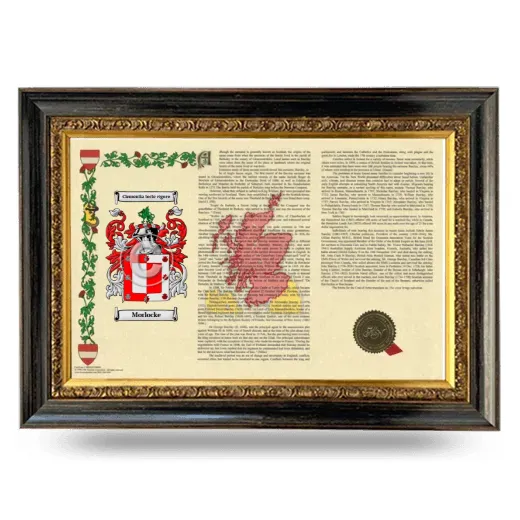 Morlocke Armorial Landscape Framed - Heirloom