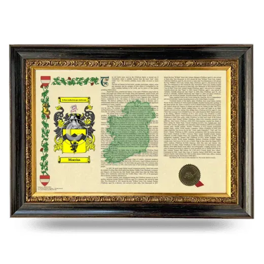Morriss Armorial Landscape Framed - Heirloom