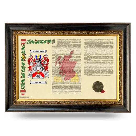 Mortyn Armorial Landscape Framed - Heirloom