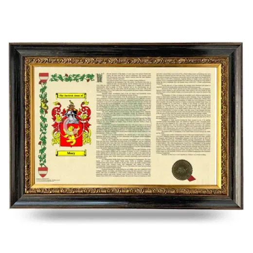 Mory Armorial Landscape Framed - Heirloom