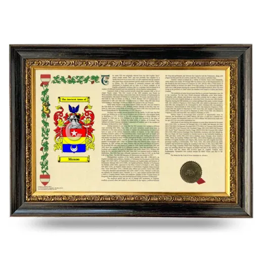 Moxon Armorial Landscape Framed - Heirloom