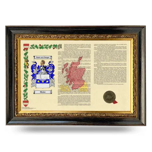 Muire Armorial Landscape Framed - Heirloom