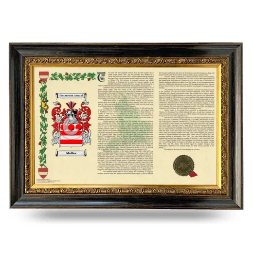 Mulles Armorial Landscape Framed - Heirloom