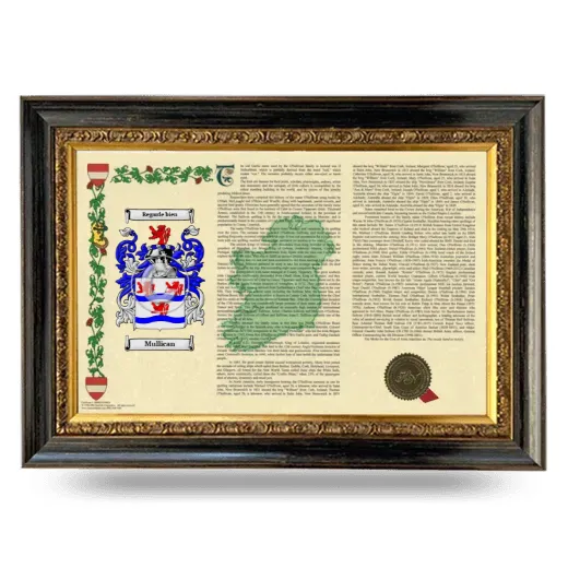 Mullican Armorial Landscape Framed - Heirloom