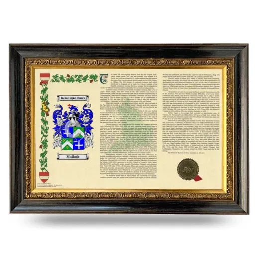 Mulluck Armorial Landscape Framed - Heirloom