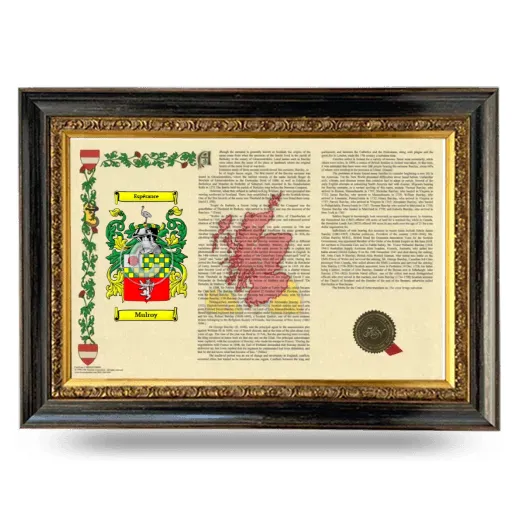 Mulroy Armorial Landscape Framed - Heirloom