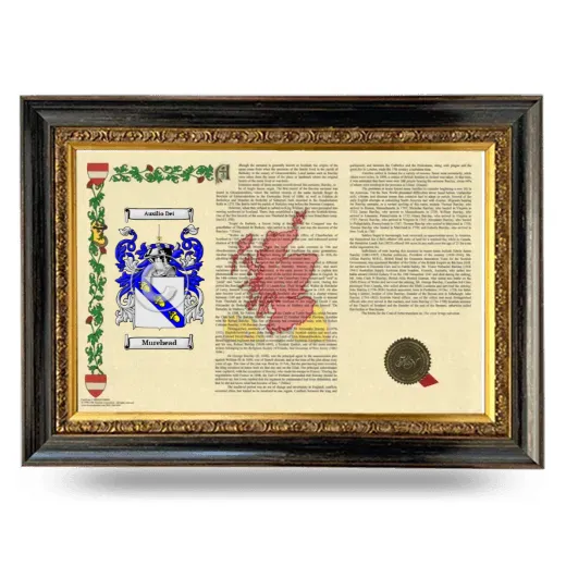 Murehead Armorial Landscape Framed - Heirloom