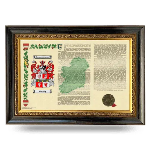 Murphy Armorial Landscape Framed - Heirloom