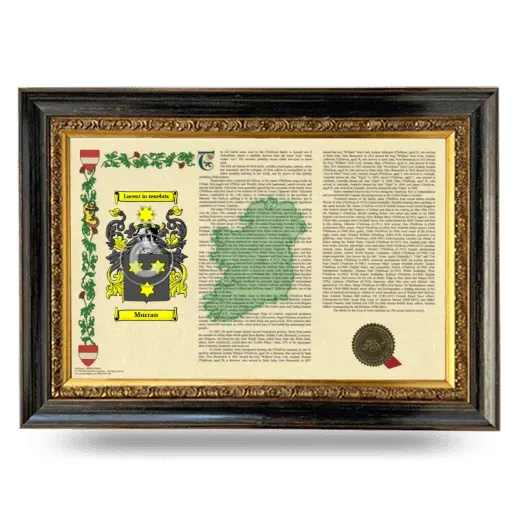 Murran Armorial Landscape Framed - Heirloom