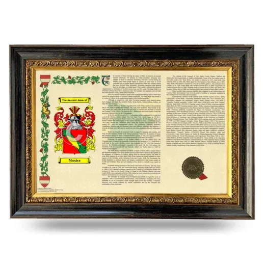 Muxica Armorial Landscape Framed - Heirloom