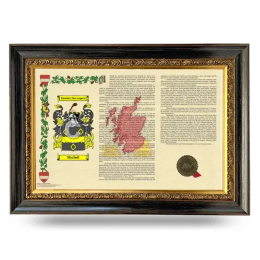 Mychell Armorial Landscape Framed - Heirloom