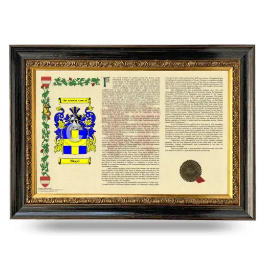 Nägel Armorial Landscape Framed - Heirloom