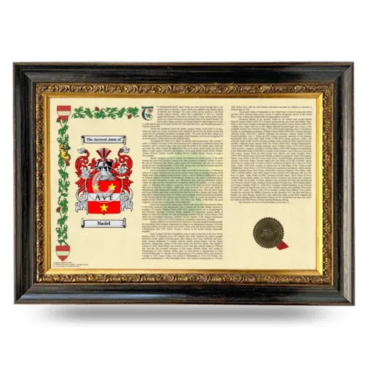 Nadel Armorial Landscape Framed - Heirloom