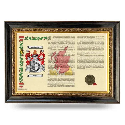 Naern Armorial Landscape Framed - Heirloom