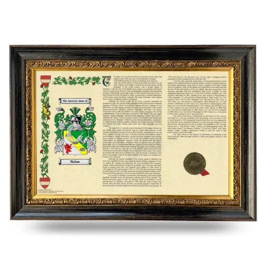 Naher Armorial Landscape Framed - Heirloom