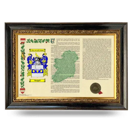 Nangell Armorial Landscape Framed - Heirloom
