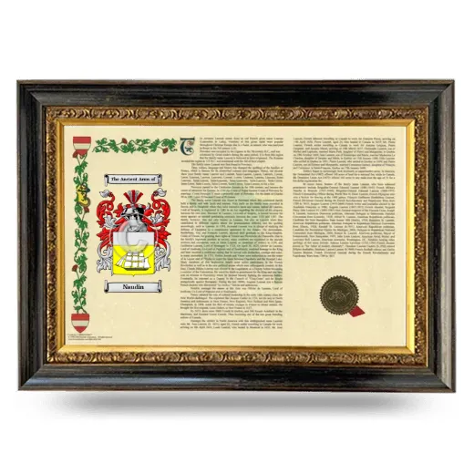 Naudin Armorial Landscape Framed - Heirloom